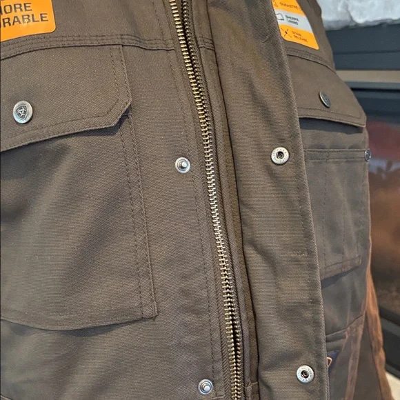Ariat Rebar DuraCanvas Sherpa Lined,water repel,insulated,abrasion resist coat - Picture 10 of 12